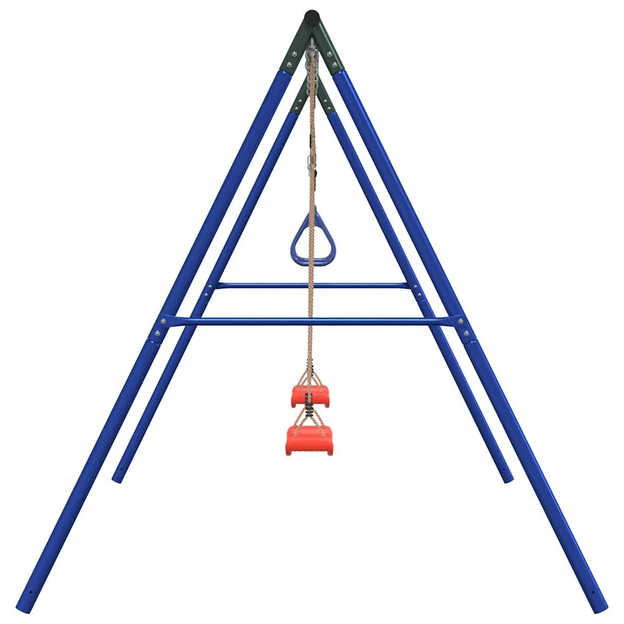 Ensemble de balançoire d'extérieur avec balançoires et trapèze - 4