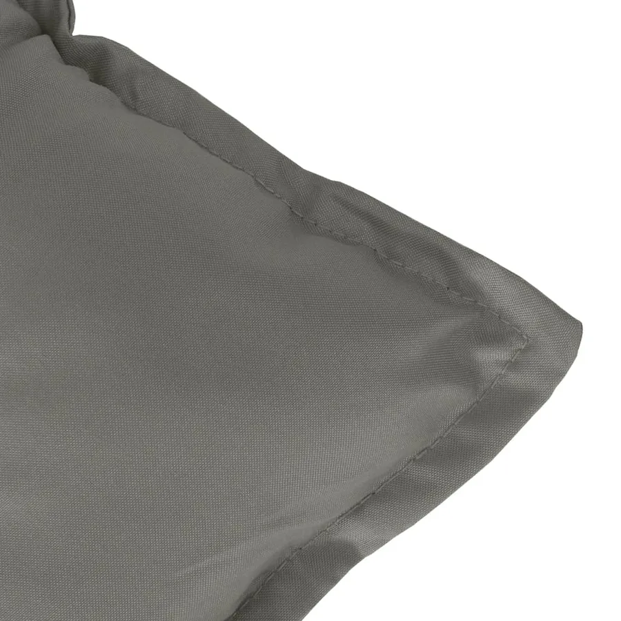 Coussins de chaise à dossier bas lot de 4 gris foncé mélangé - 9
