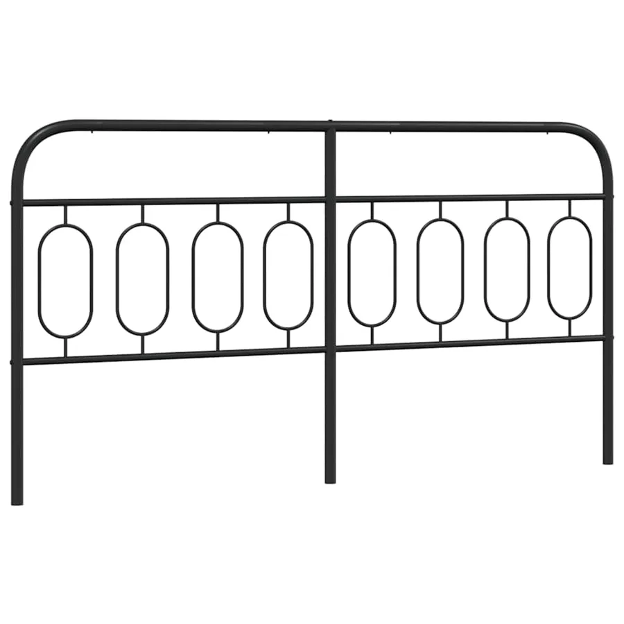 Tête de lit de remplacement métal noir 193 cm - 2