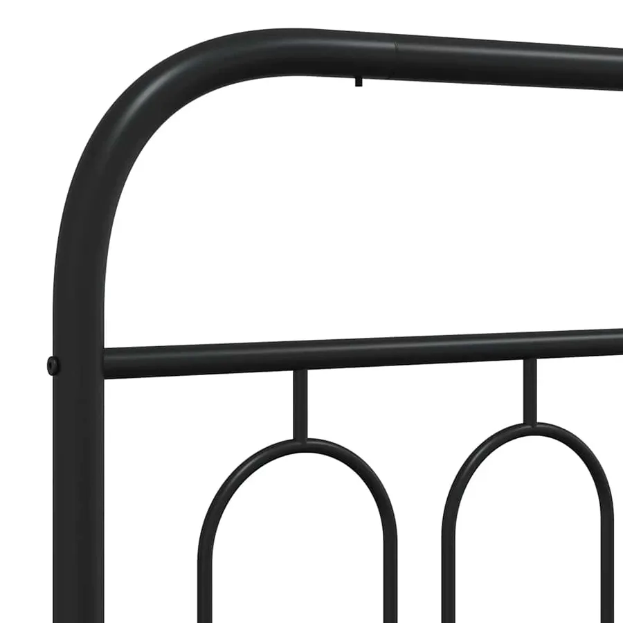 Tête de lit de remplacement métal noir 193 cm - 5