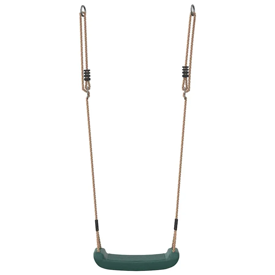 Balançoire d'extérieur d'enfants simple et corde réglable vert - 4