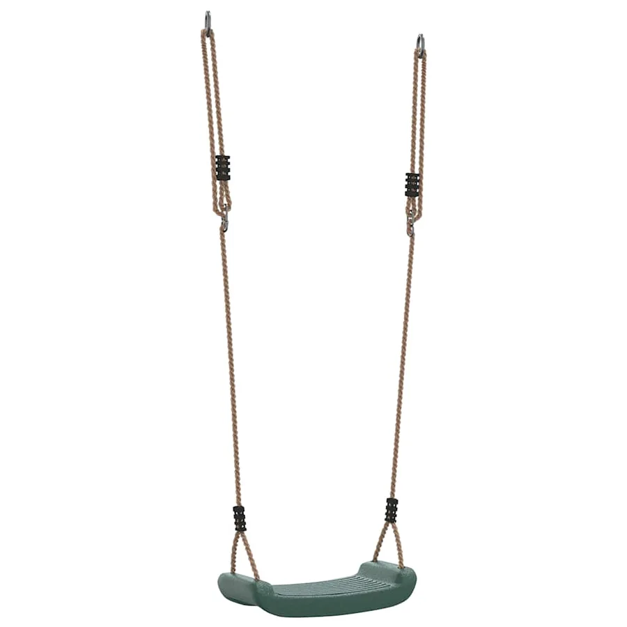 Balançoire d'extérieur d'enfants simple et corde réglable vert - 6