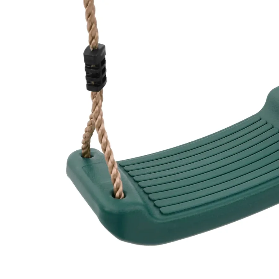 Balançoire d'extérieur d'enfants simple et corde réglable vert - 7