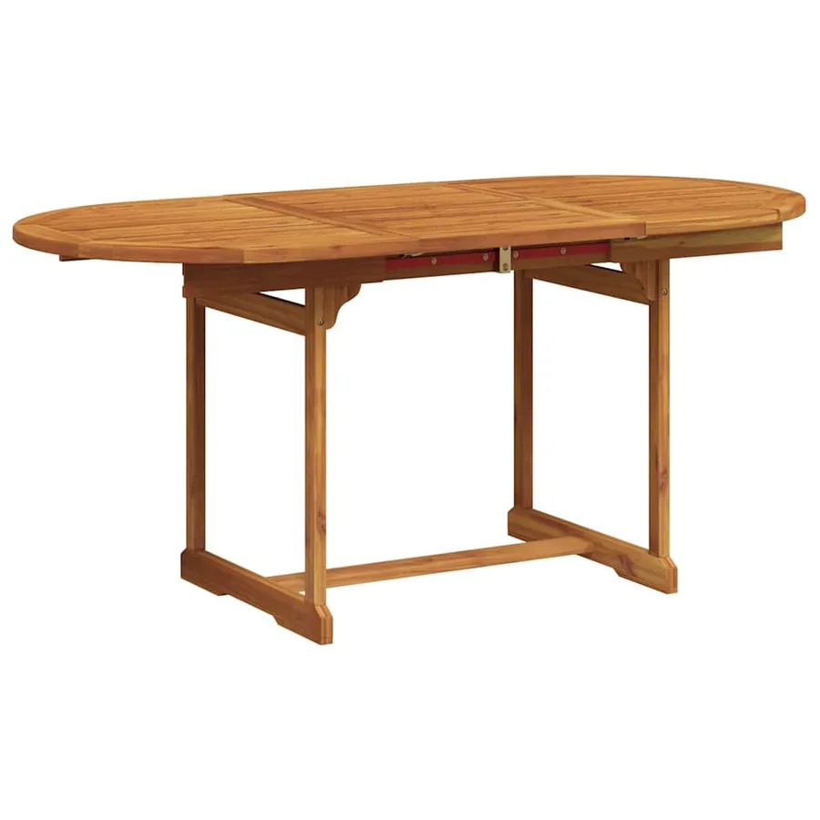 Ensemble à Manger de jardin 7pcs bois d'acacia solide textilène - 4