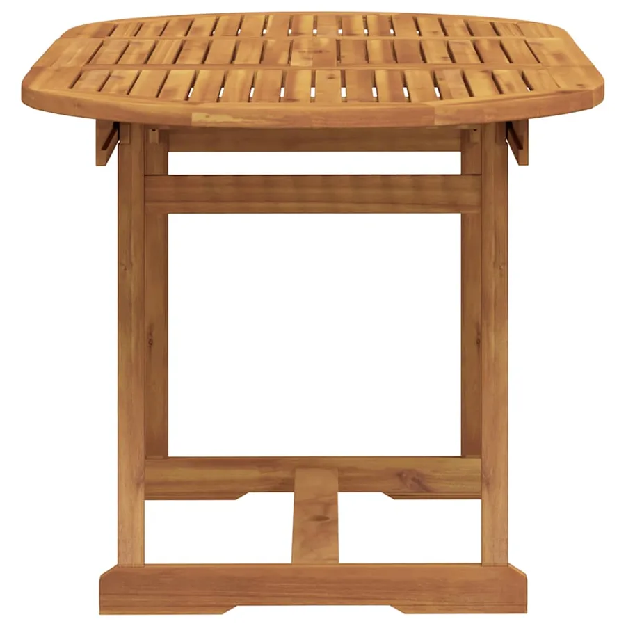 Ensemble à manger de jardin 5pcs bois d'acacia solide textilène - 6