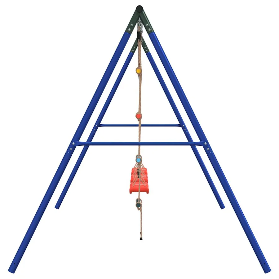 Ensemble de balançoire d'extérieur avec balançoires et échelle - 4