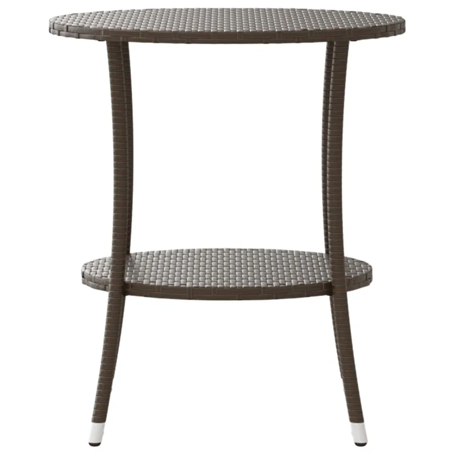 Chaises de jardin inclinables lot de 2 et table résine tressée - 7