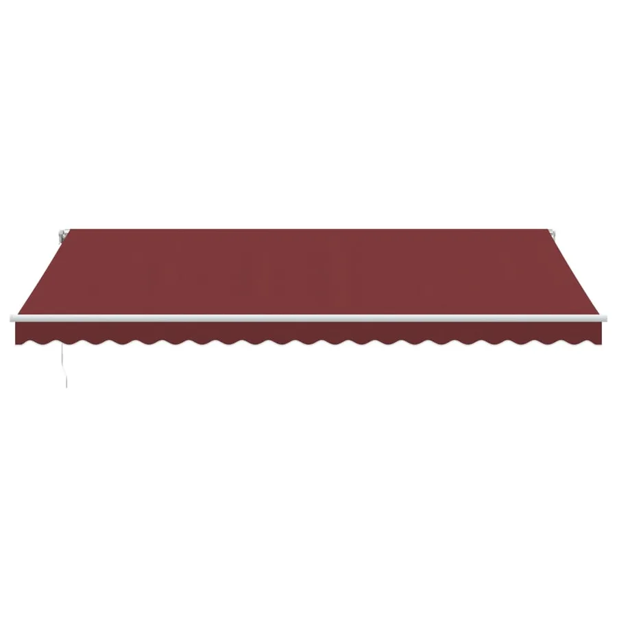 Auvent rétractable automatique bordeaux 500x350 cm - 3