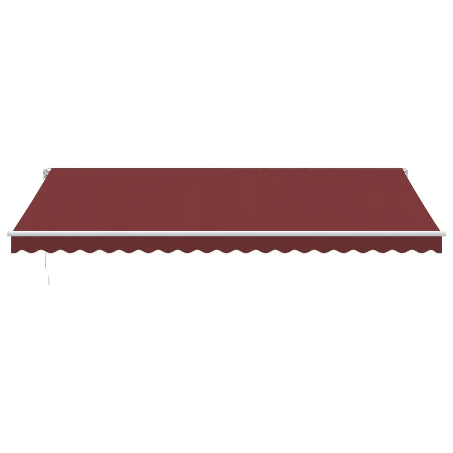 Auvent manuel rétractable bordeaux 500x350 cm - 3