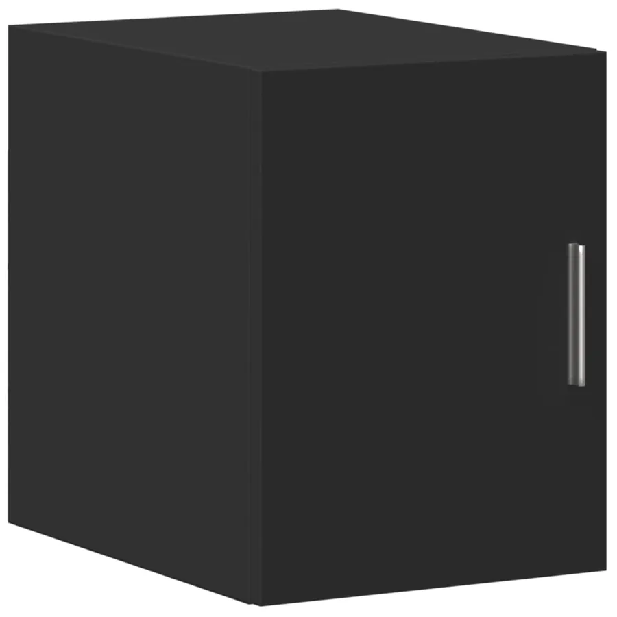 Armoire murale noir 30x42,5x40 cm bois d'ingénierie - 2
