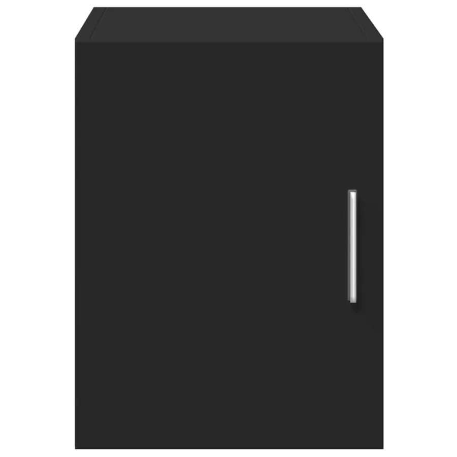 Armoire murale noir 30x42,5x40 cm bois d'ingénierie - 5