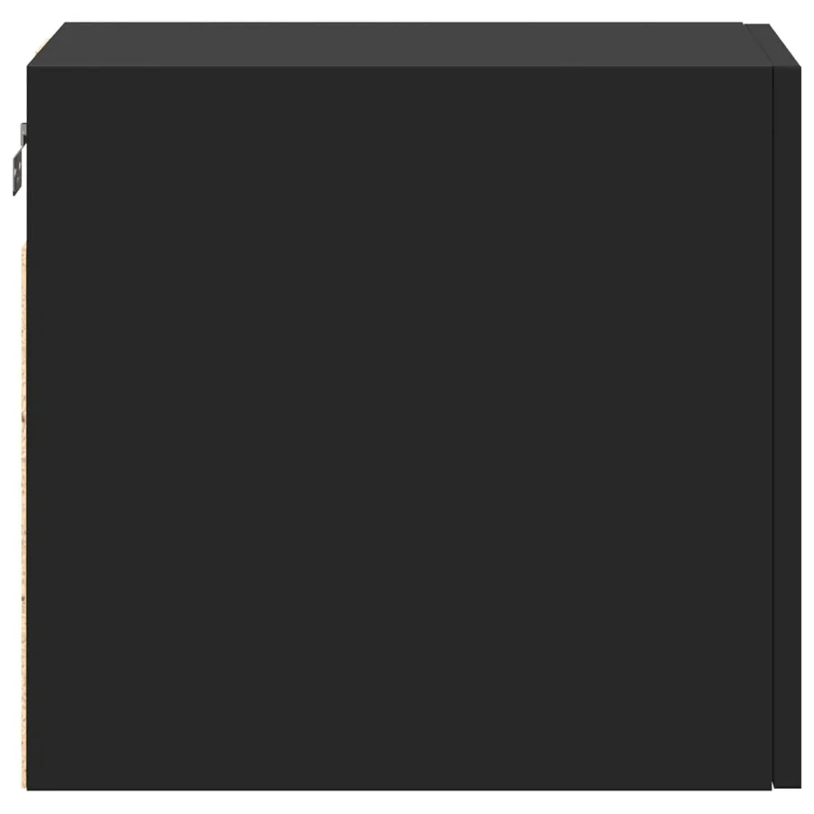 Armoire murale noir 30x42,5x40 cm bois d'ingénierie - 6