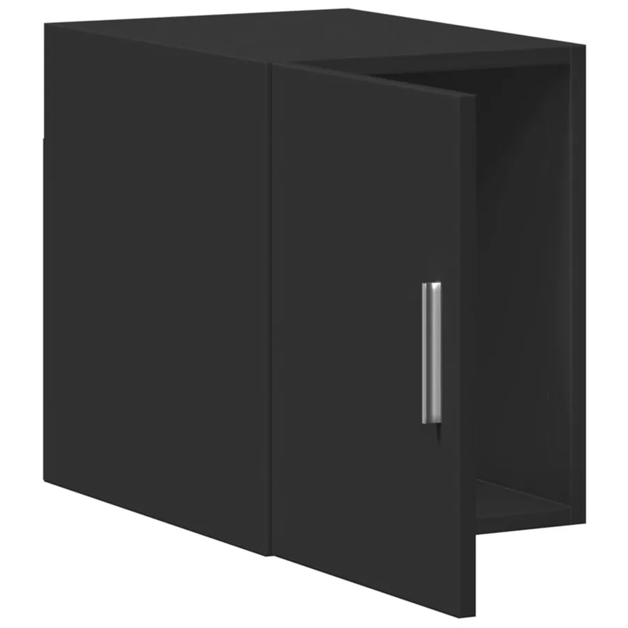 Armoire murale noir 30x42,5x40 cm bois d'ingénierie - 9