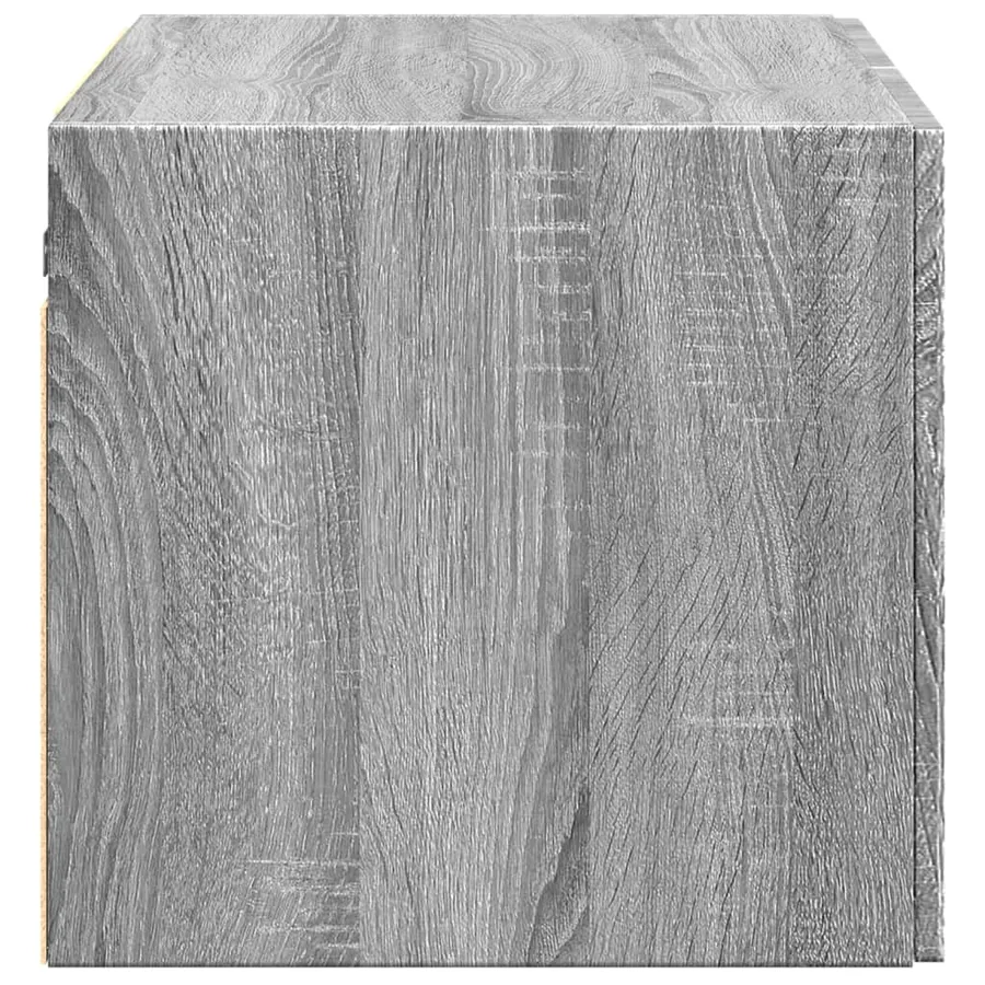 Armoire murale sonoma gris 70x42,5x40 cm bois d'ingénierie - 5
