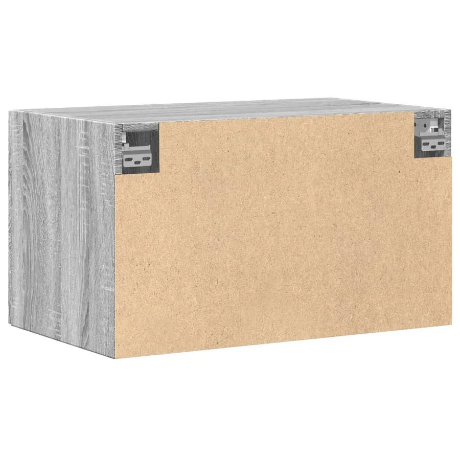 Armoire murale sonoma gris 70x42,5x40 cm bois d'ingénierie - 6