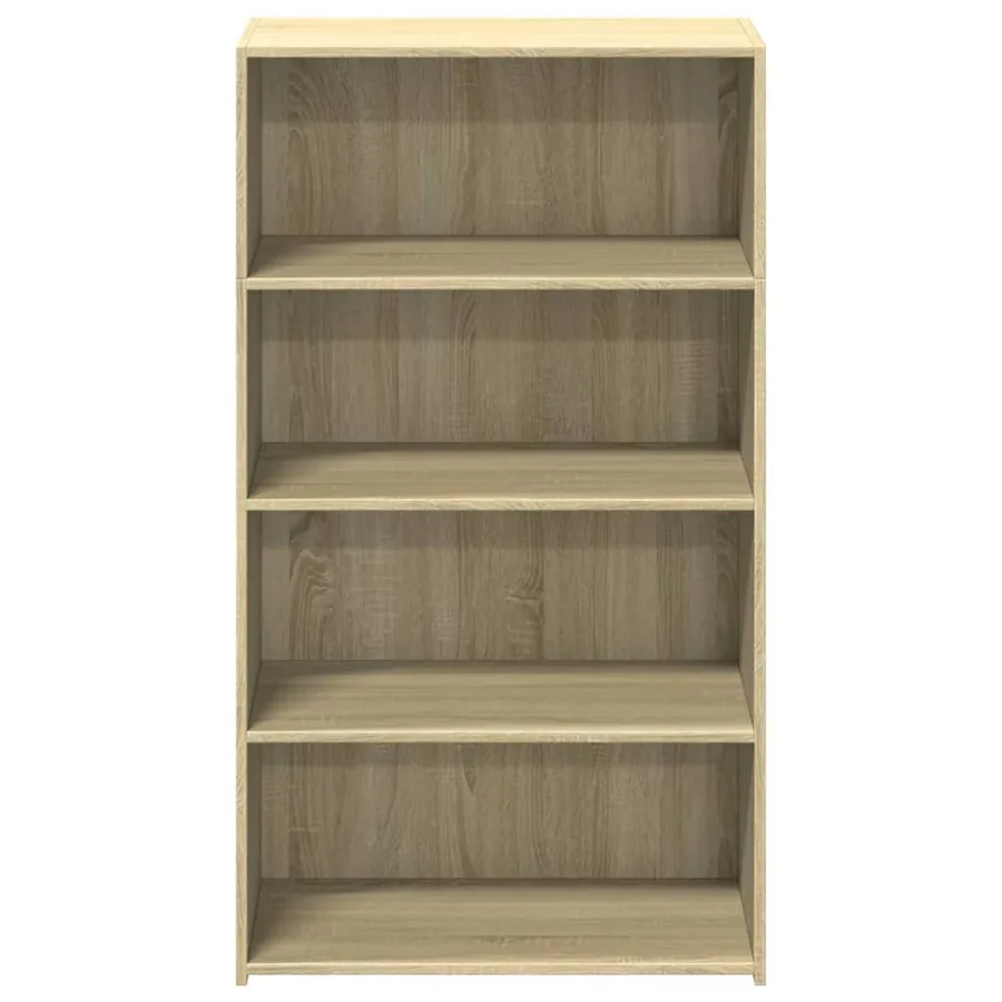 Buffet haut chêne sonoma 70x41x124 cm bois d'ingénierie - 4