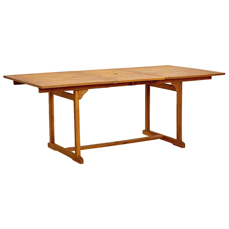 Ensemble à Manger de jardin 7pcs bois d'acacia solide textilène - 3
