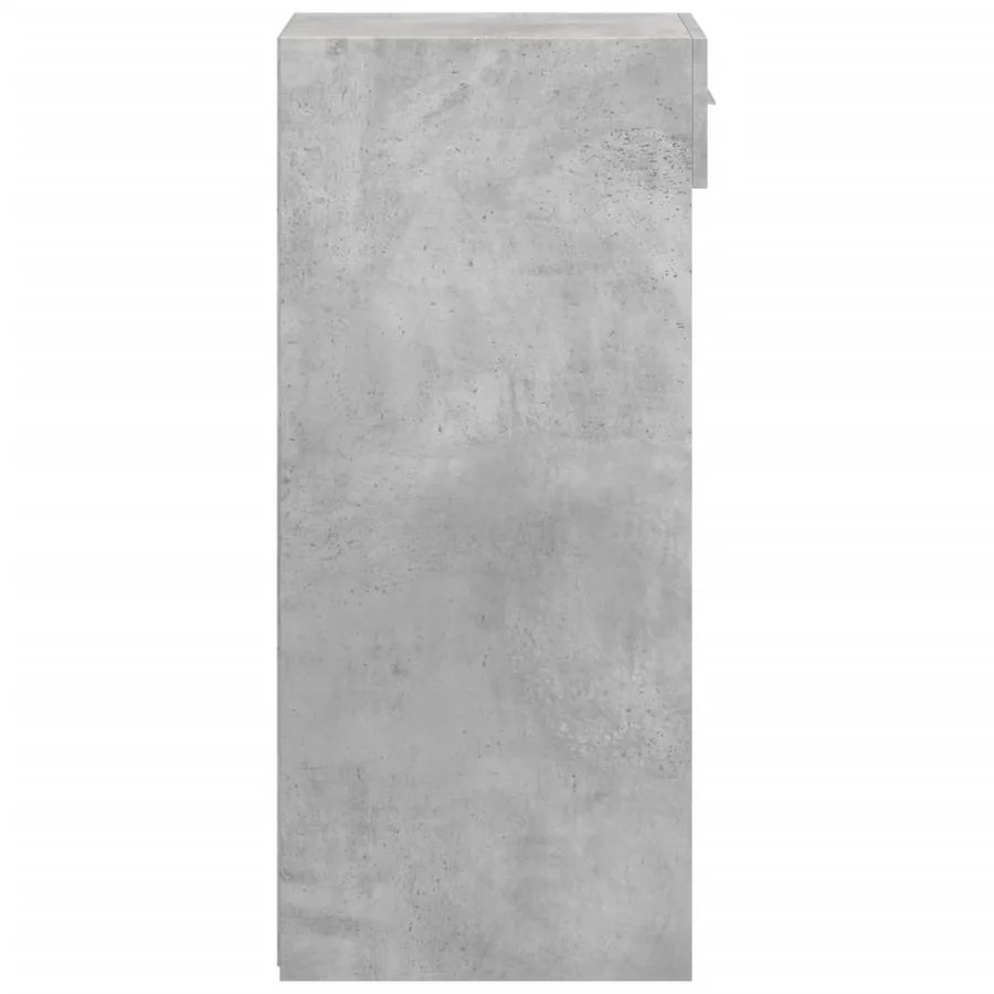 Buffet gris béton 45x42,5x93 cm bois d'ingénierie - 5