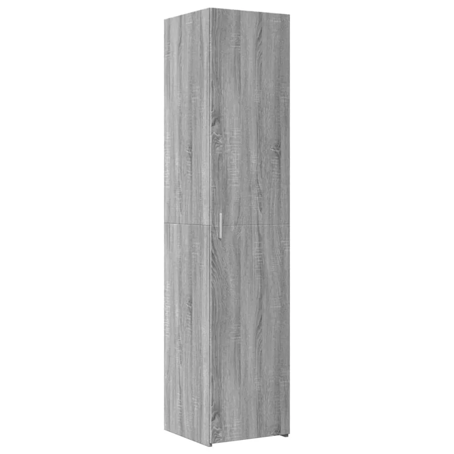 Buffet haut sonoma gris 40x42,5x185 cm bois d'ingénierie - 2
