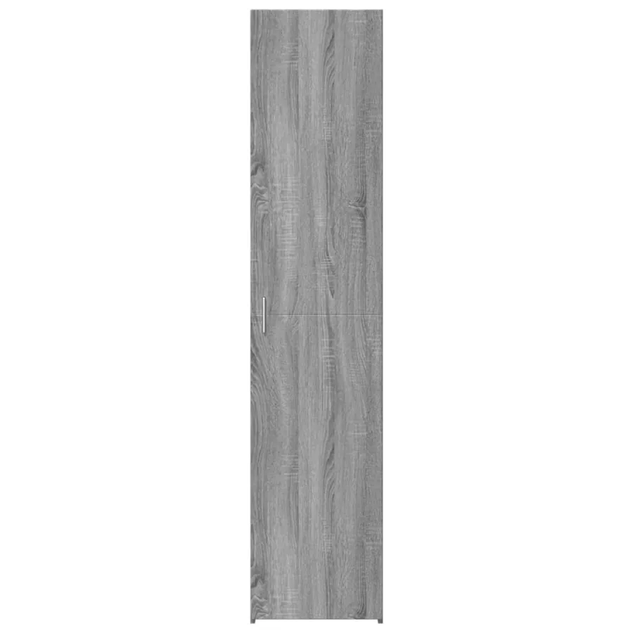 Buffet haut sonoma gris 40x42,5x185 cm bois d'ingénierie - 3