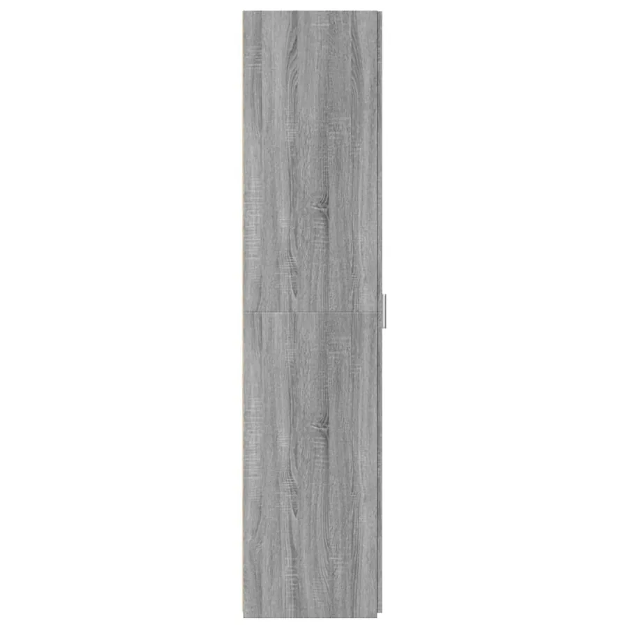 Buffet haut sonoma gris 40x42,5x185 cm bois d'ingénierie - 5