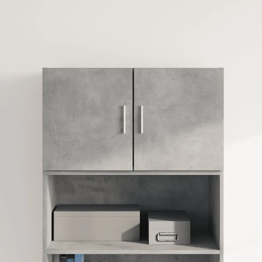 Armoire murale gris béton 70x42,5x40 cm bois d'ingénierie
