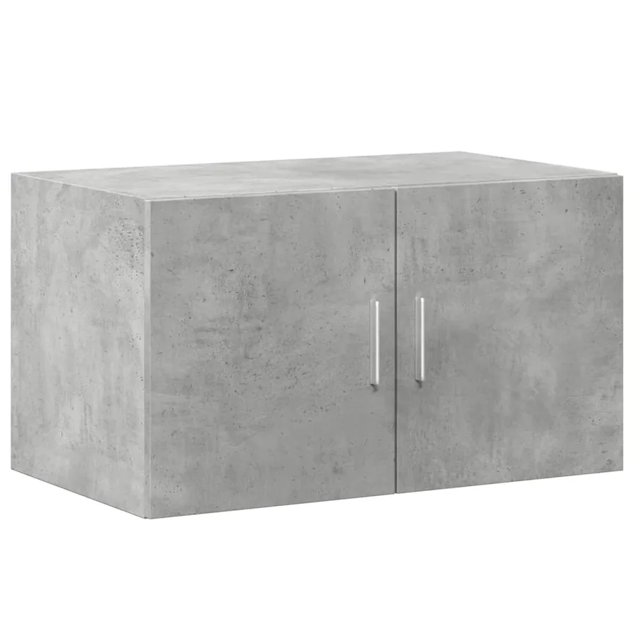 Armoire murale gris béton 70x42,5x40 cm bois d'ingénierie - 2