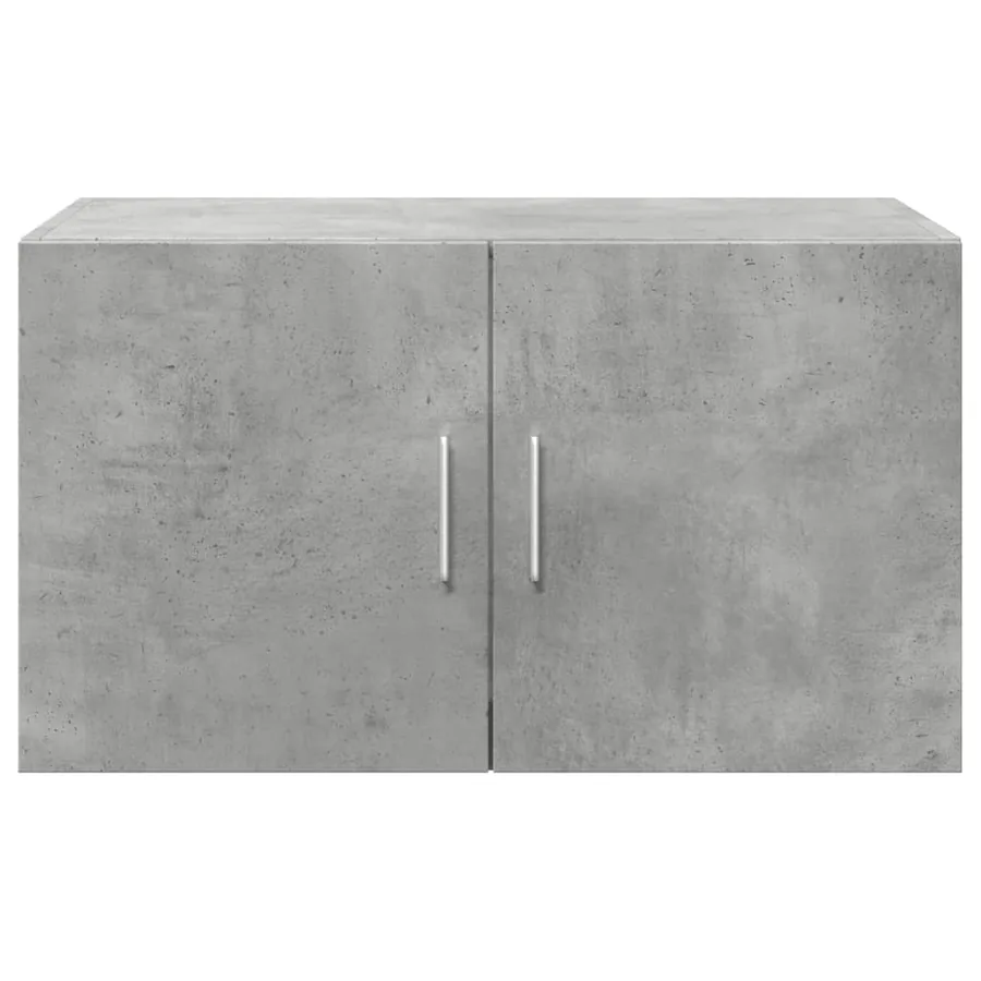 Armoire murale gris béton 70x42,5x40 cm bois d'ingénierie - 4