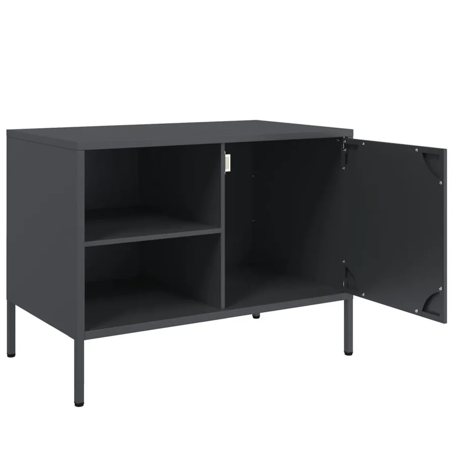 Meubles TV 2 pcs anthracite 68x39x50,5 cm acier - 10