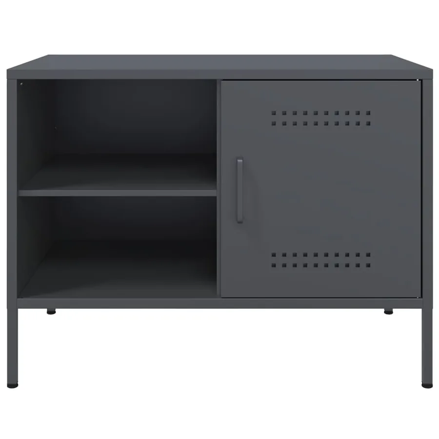 Meubles TV 2 pcs anthracite 68x39x50,5 cm acier - 7