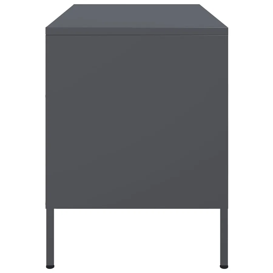Meubles TV 2 pcs anthracite 68x39x50,5 cm acier - 8