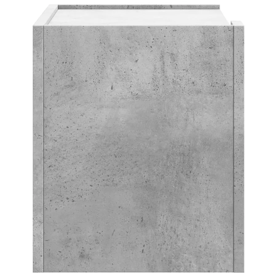 Tables de chevet murales 2 pcs gris béton 45x30x35 cm - 6