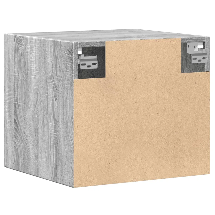 Armoire murale sonoma gris 45x42,5x40 cm bois d'ingénierie - 6