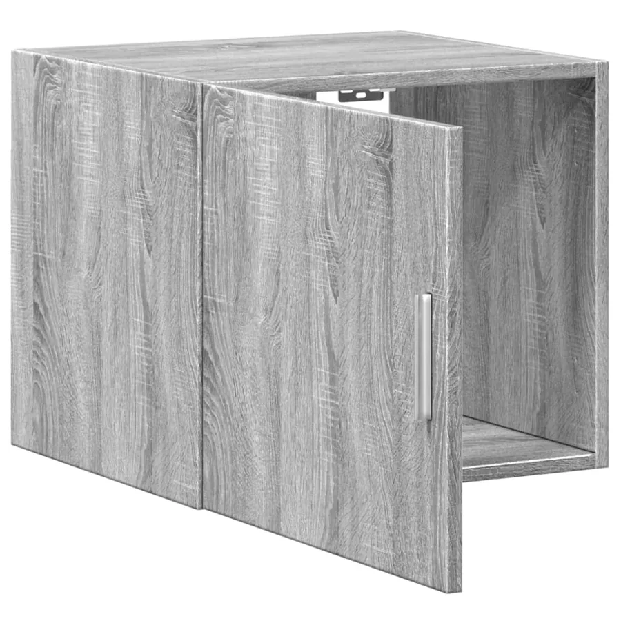 Armoire murale sonoma gris 45x42,5x40 cm bois d'ingénierie - 7