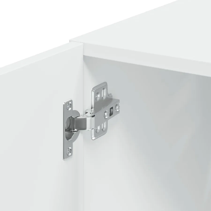 Armoire murale blanc 45x42,5x40 cm bois d'ingénierie - 9
