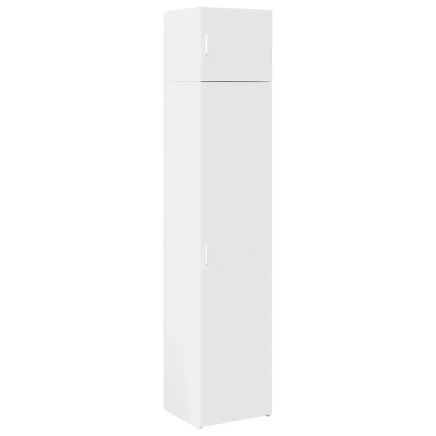 Armoire de rangement mince blanc 45x42,5x225 cm - 2