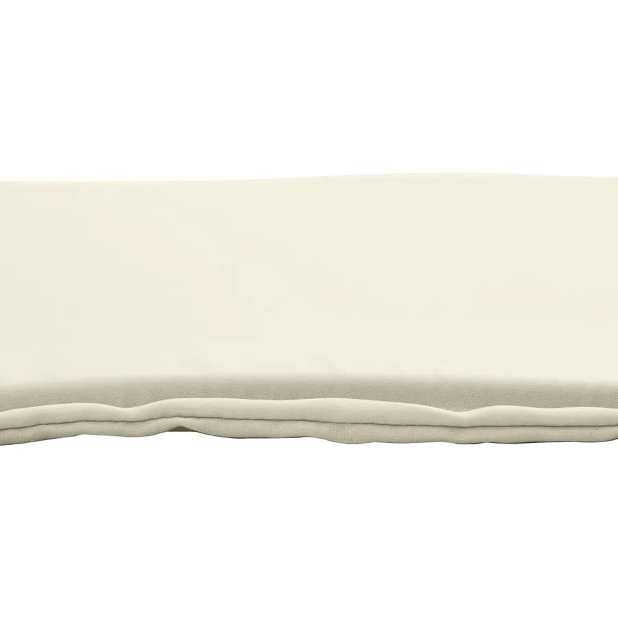 Coussins de siège de jardin lot de 2 crème 45x45x2 cm carré - 7