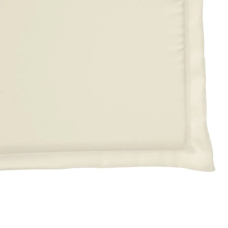 Coussins de siège de jardin lot de 2 crème 45x45x2 cm carré - 8