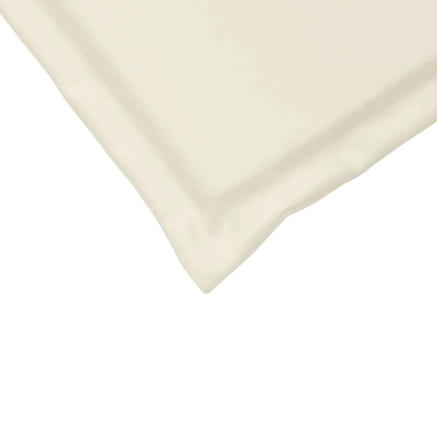 Coussins de siège de jardin lot de 2 crème 45x45x2 cm carré - 9