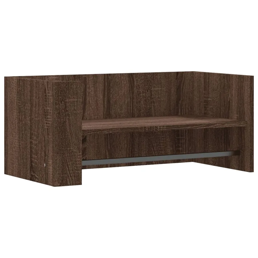 Étagère murale chêne marron 70,5x35x30,5 cm bois d'ingénierie - 2