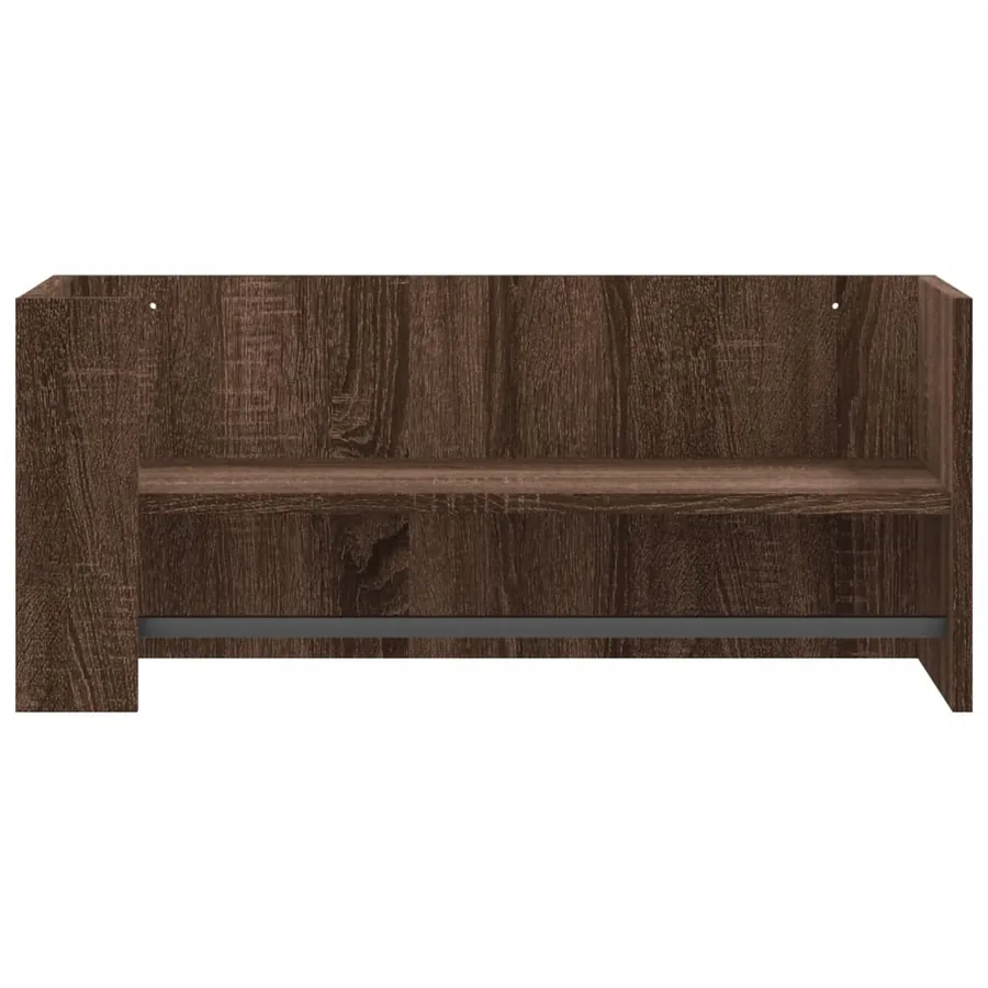 Étagère murale chêne marron 70,5x35x30,5 cm bois d'ingénierie - 4