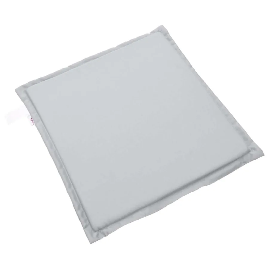 Coussins de siège de jardin lot de 4 gris clair 45x45x2cm carré - 4