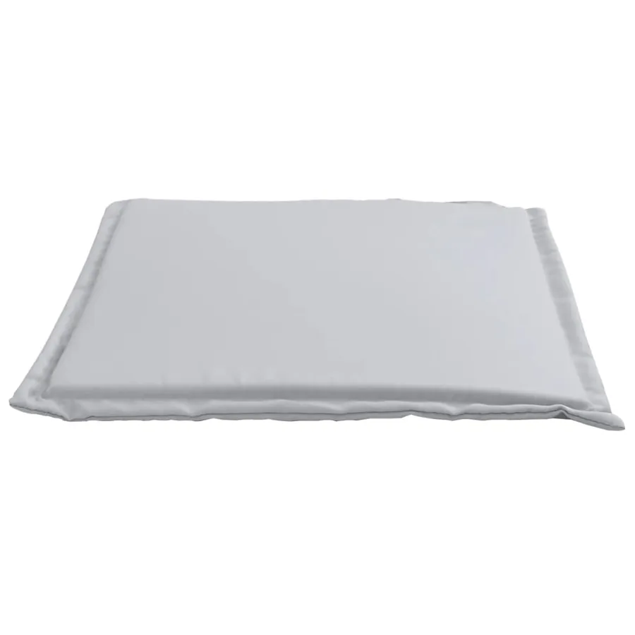 Coussins de siège de jardin lot de 4 gris clair 45x45x2cm carré - 5
