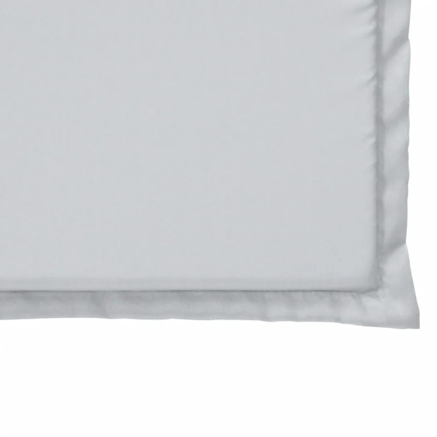 Coussins de siège de jardin lot de 4 gris clair 45x45x2cm carré - 8