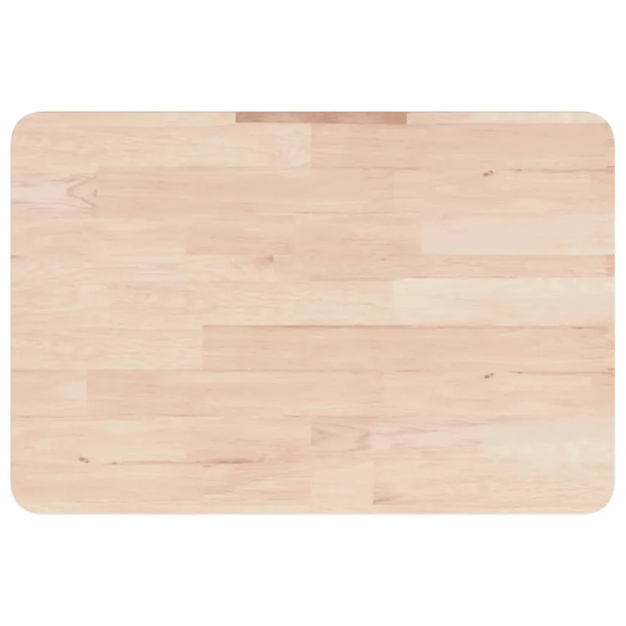 Étagère de vasque murale acier et bois de chêne massif - 8