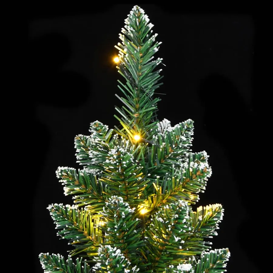 Sapin de Noël artificiel mince 150 LED 120 cm - 7