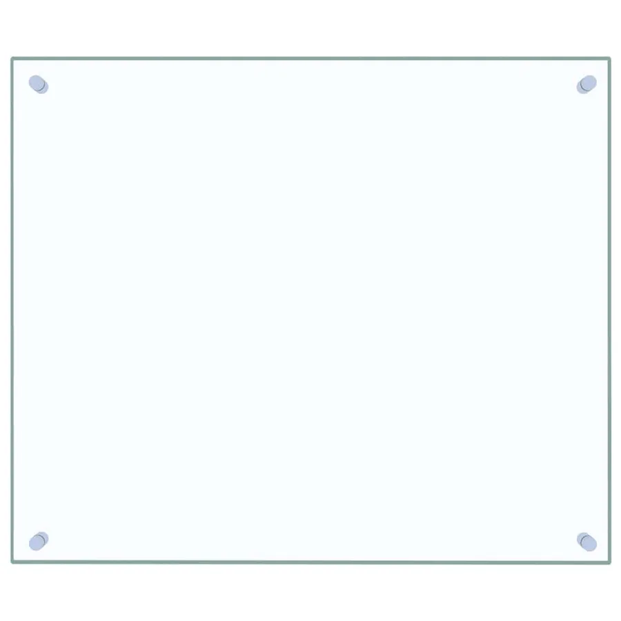 Dosserets de cuisine 2 pcs transparent 70x60 cm verre trempé - 4