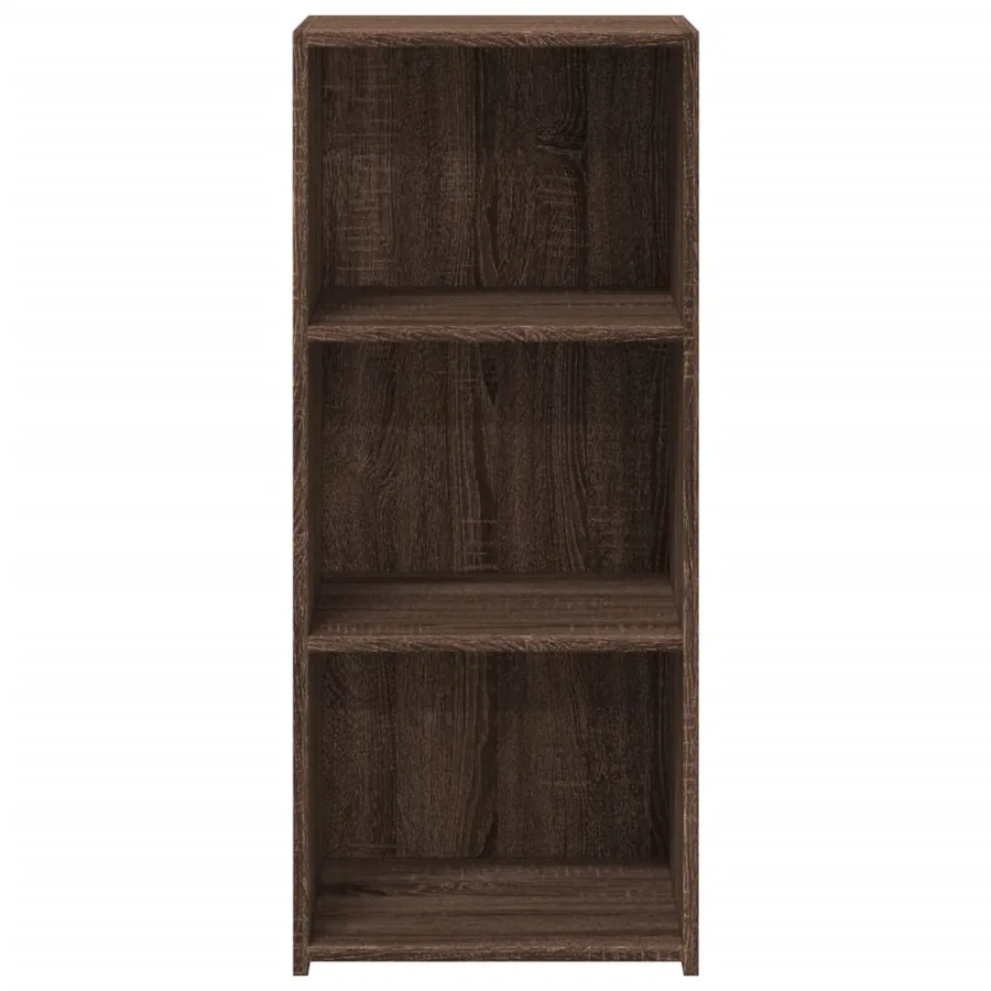 Buffet chêne marron 40x41x93 cm bois d'ingénierie - 4