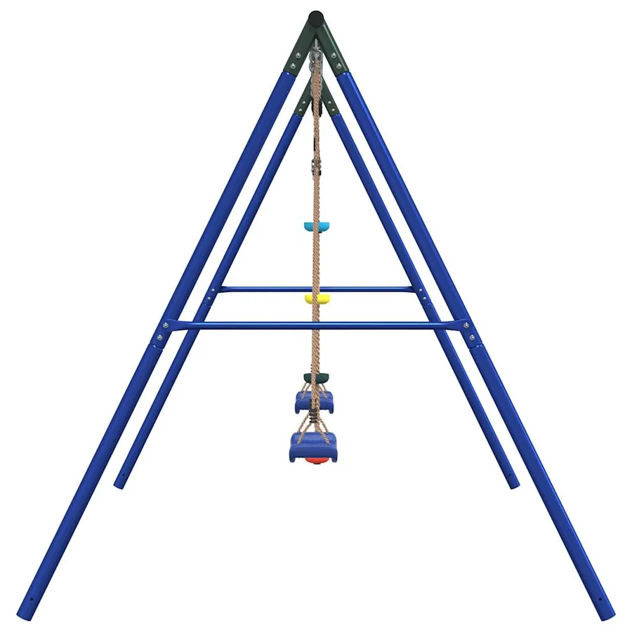 Ensemble balançoire d'extérieur balançoires et corde à disque - 4