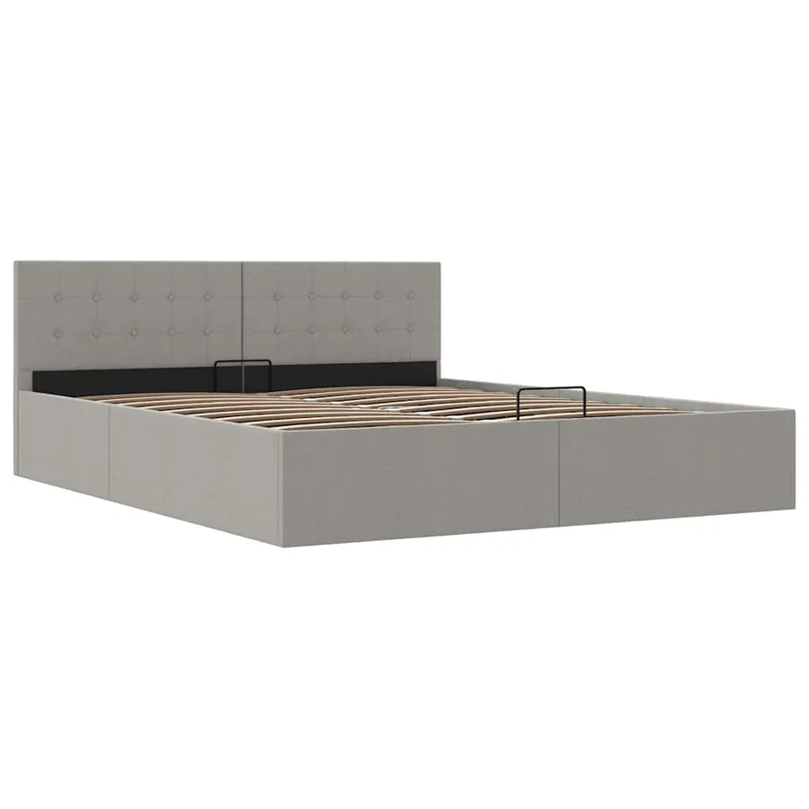 Cadre de lit à rangement hydraulique sans matelas 160x200 cm - 3